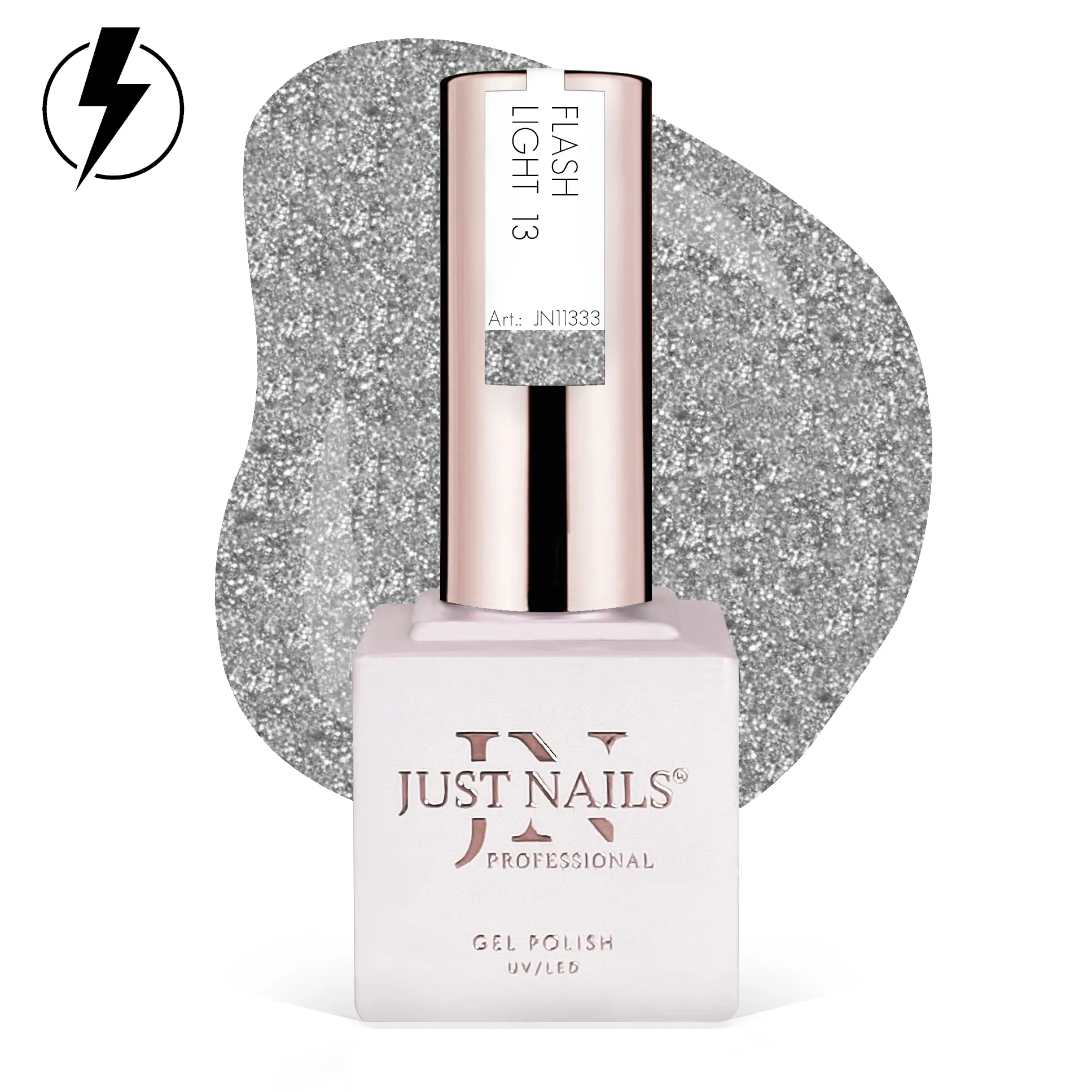 JUSTNAILS Gel Polish Color - Flash Light 13 - Soak-off