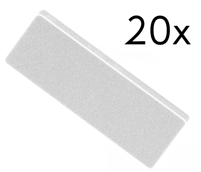 JUSTNAILS Buffer Block grau 100/180