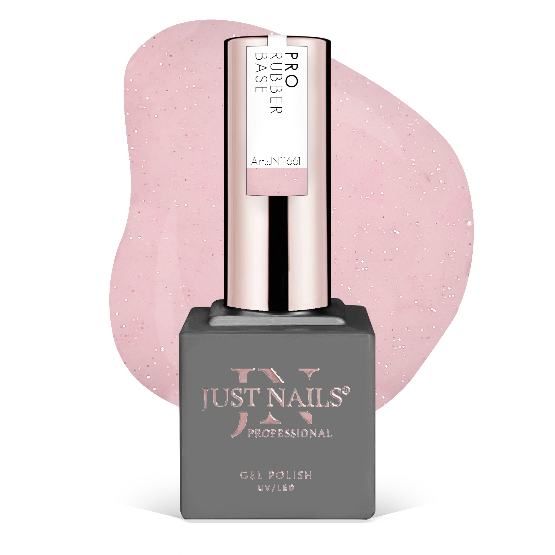 JUSTNAILS Pro Rubber Builder - LA VIE ROSÈ - Hybrid Soak-off