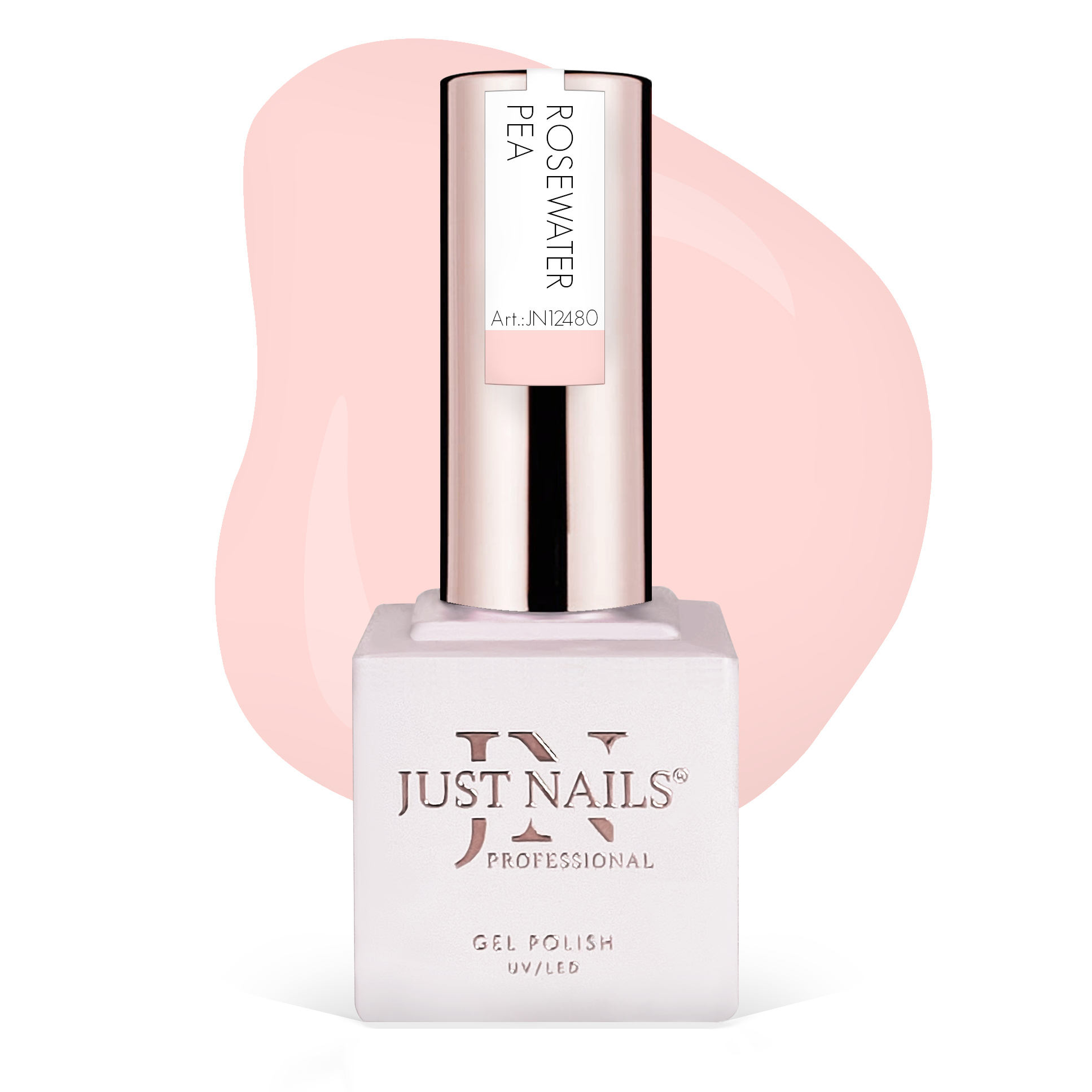 JUSTNAILS Gel Polish Color - ROSEWATER PEA - Soak-off