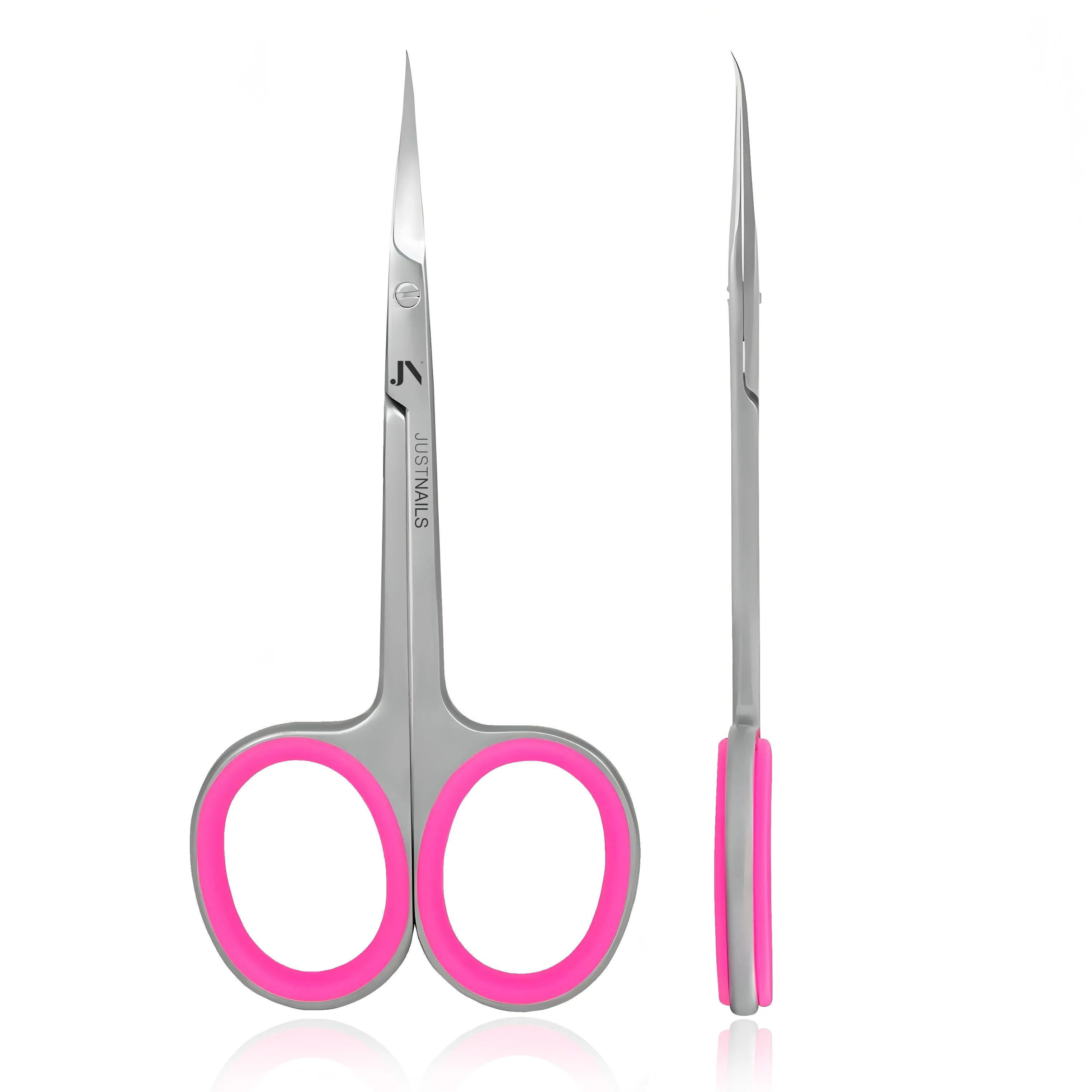 JUSTNAILS PRO High-End Nagelhaut Schere Curved Hook Silicone x37