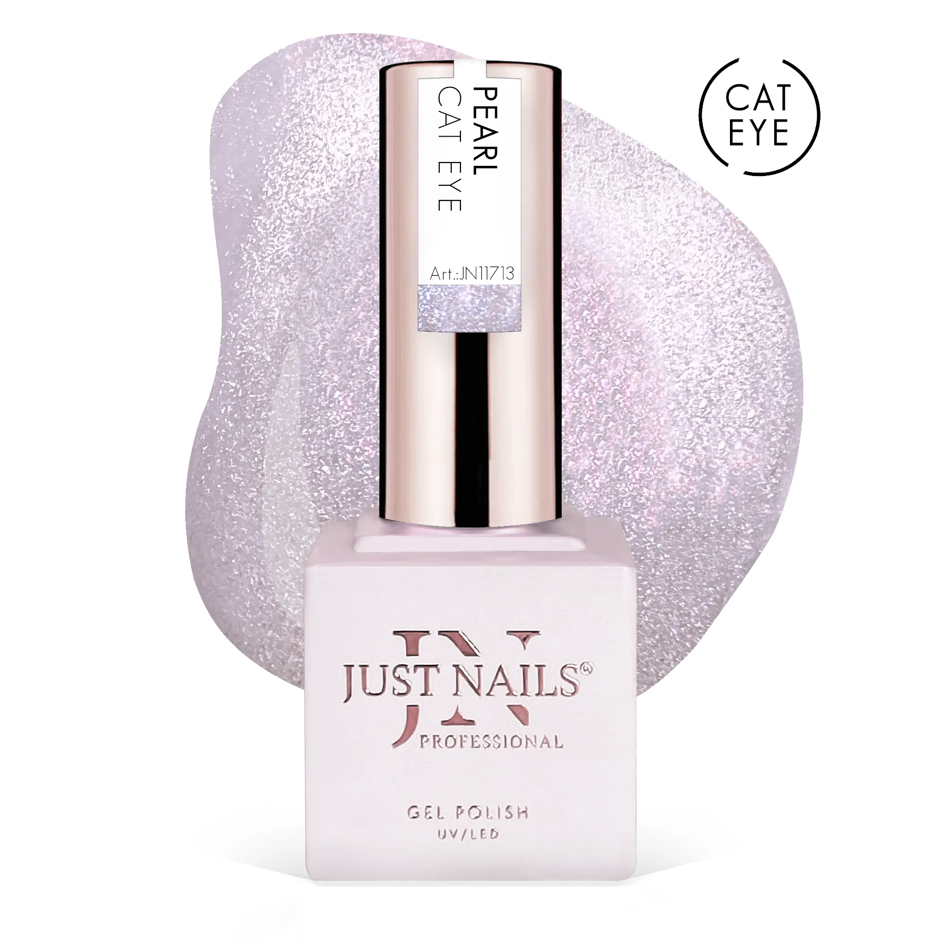 JUSTNAILS Polish Gel Pearl Pastell Cat Eye - No. 2 