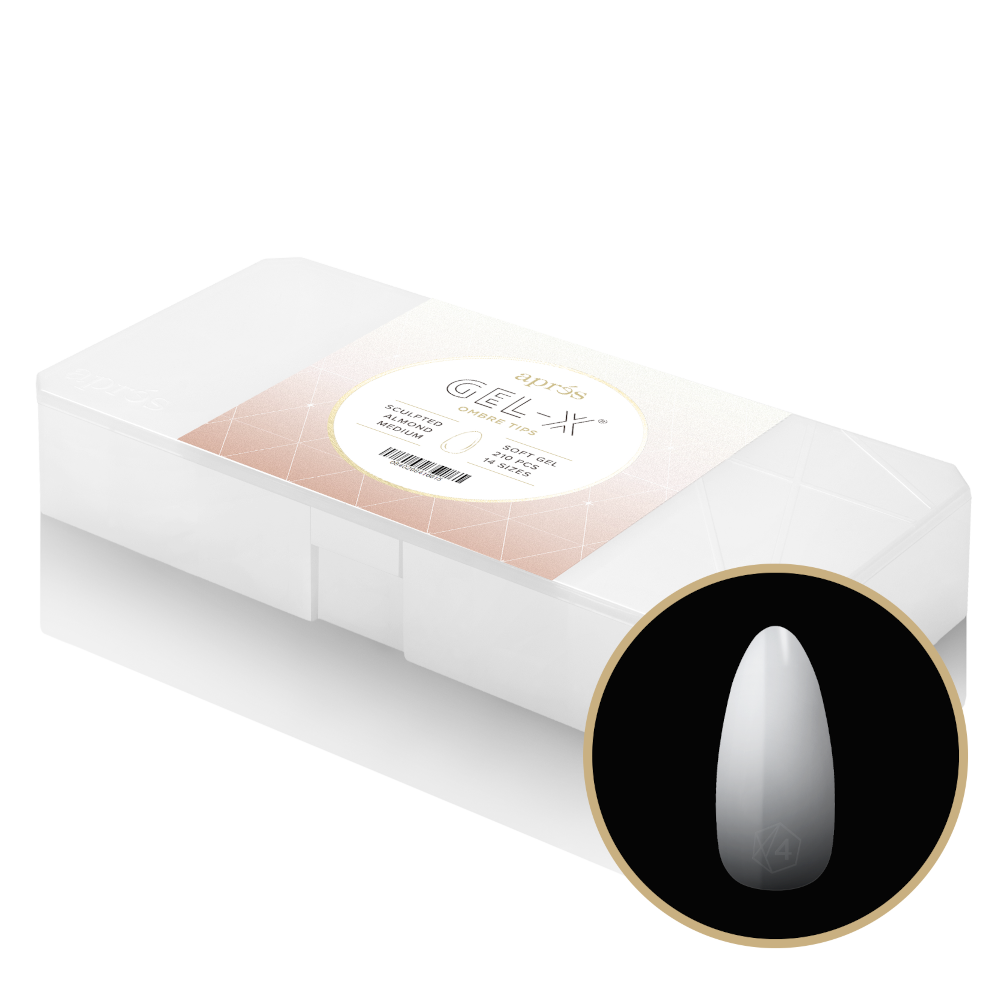 Gel-X® Ombrè Tips Box 210pcs - Sculpted Almond Medium