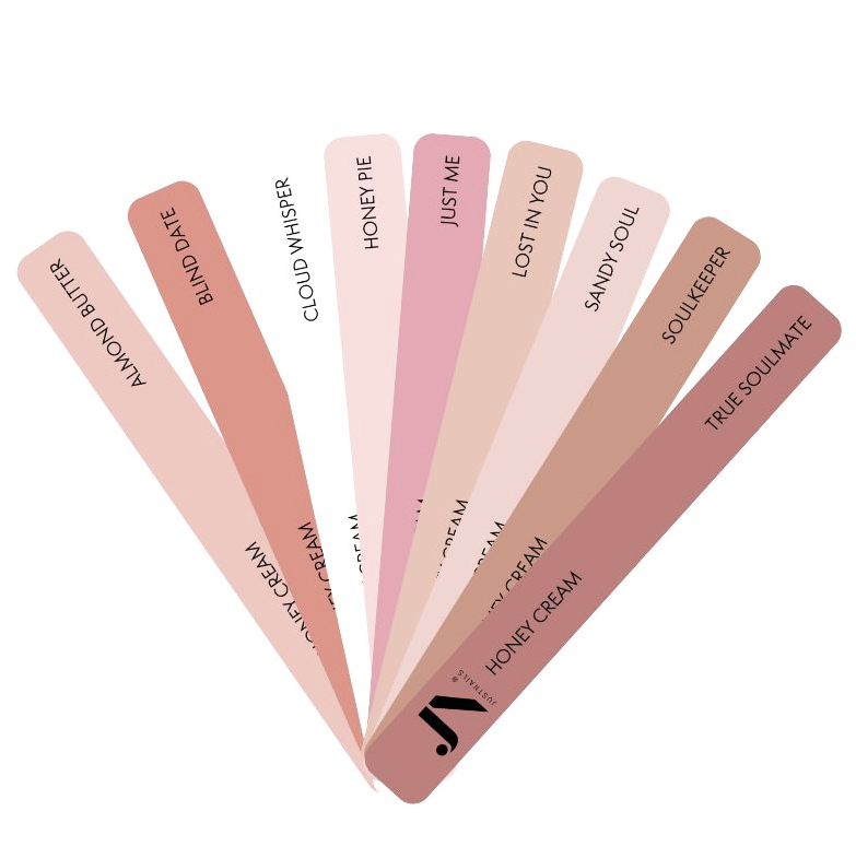  Muster Tip Swatch Labels HONEY CREAM COLLECTION 