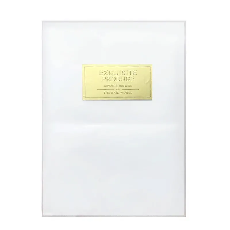 JUSTNAILS Sticker Buch Organizer milchig