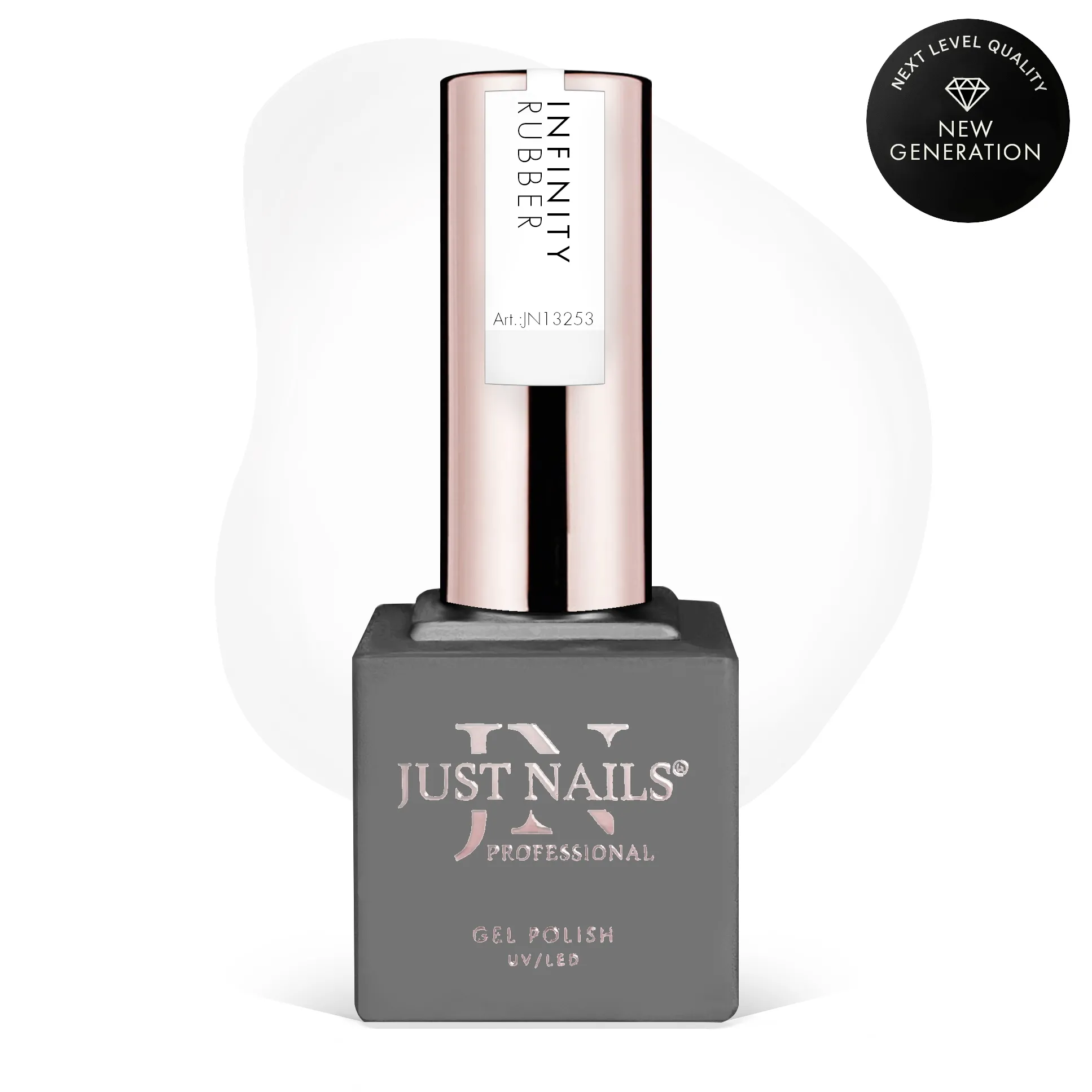 JUSTNAILS Rubber Gel INFINITY™ BASE - MILKY LINEN