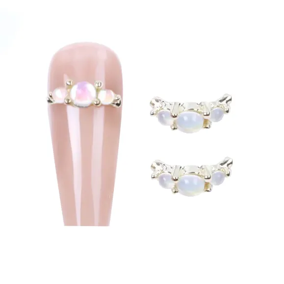 JUSTNAILS Gemstone Opal Nailart 02