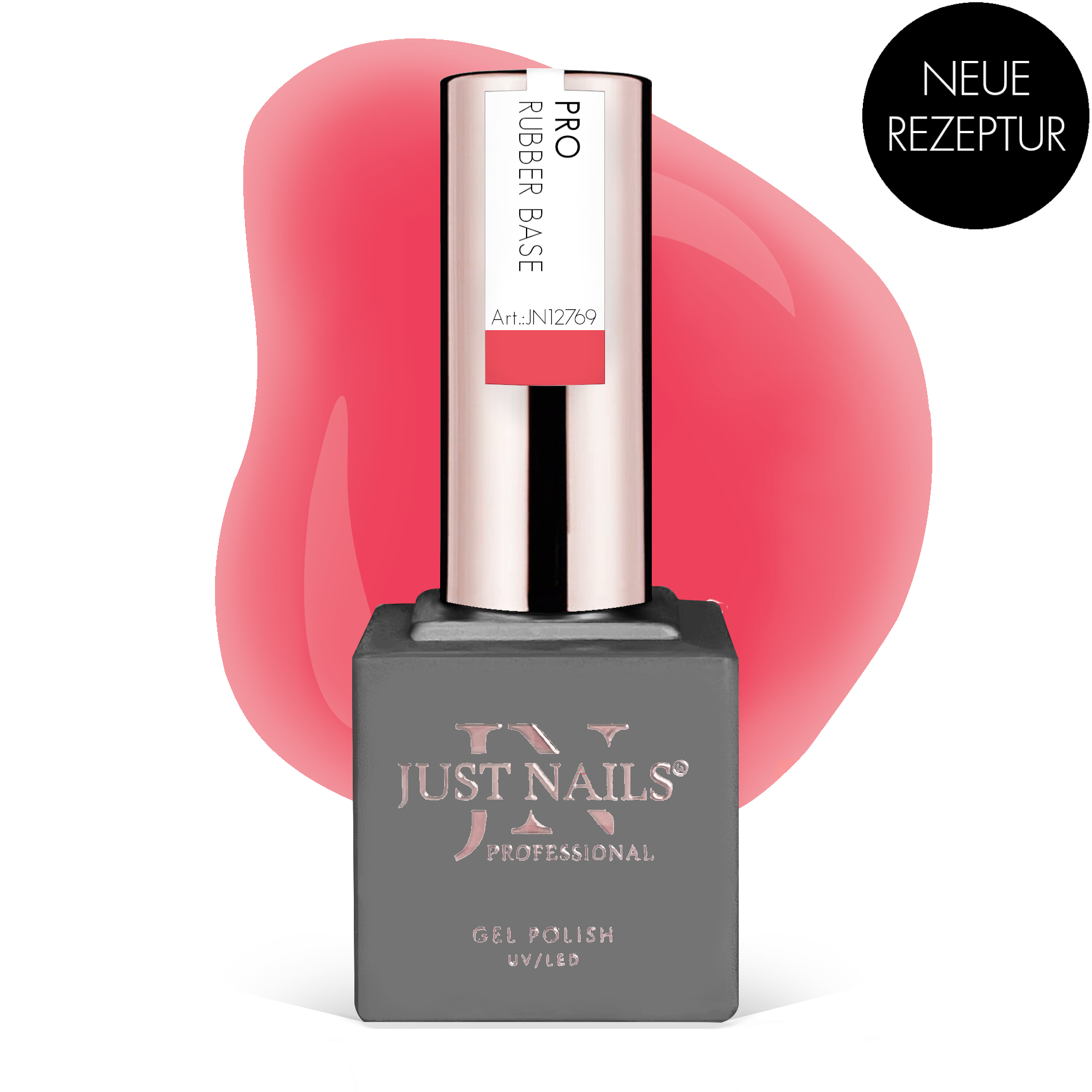 JUSTNAILS Pro Rubber Builder - VIVID CRUSH - Hybrid Soak-off 