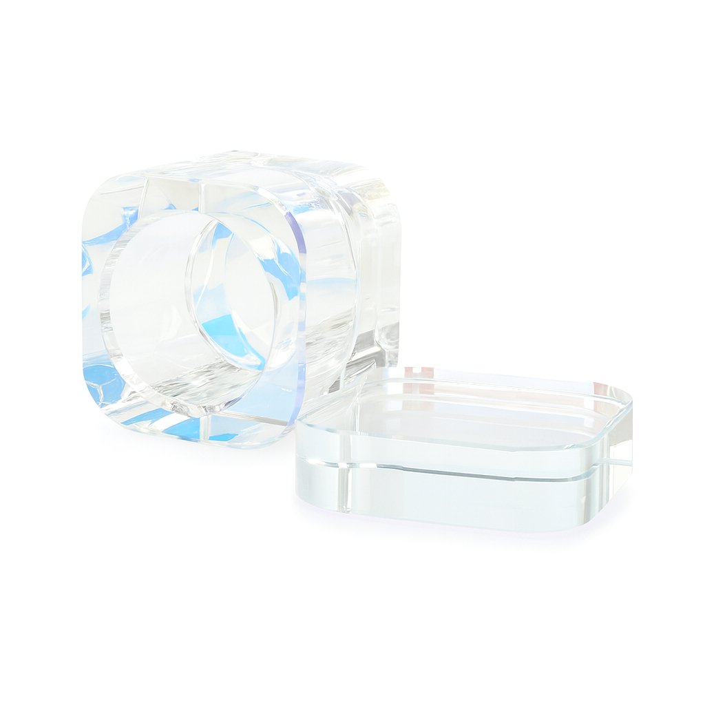 JUSTNAILS Design Dappen Dish Glas für Acryl Liquid