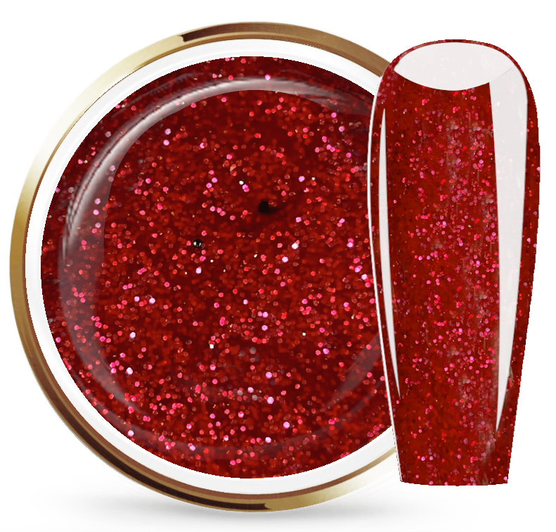 JUSTNAILS Farbgel Red Hell