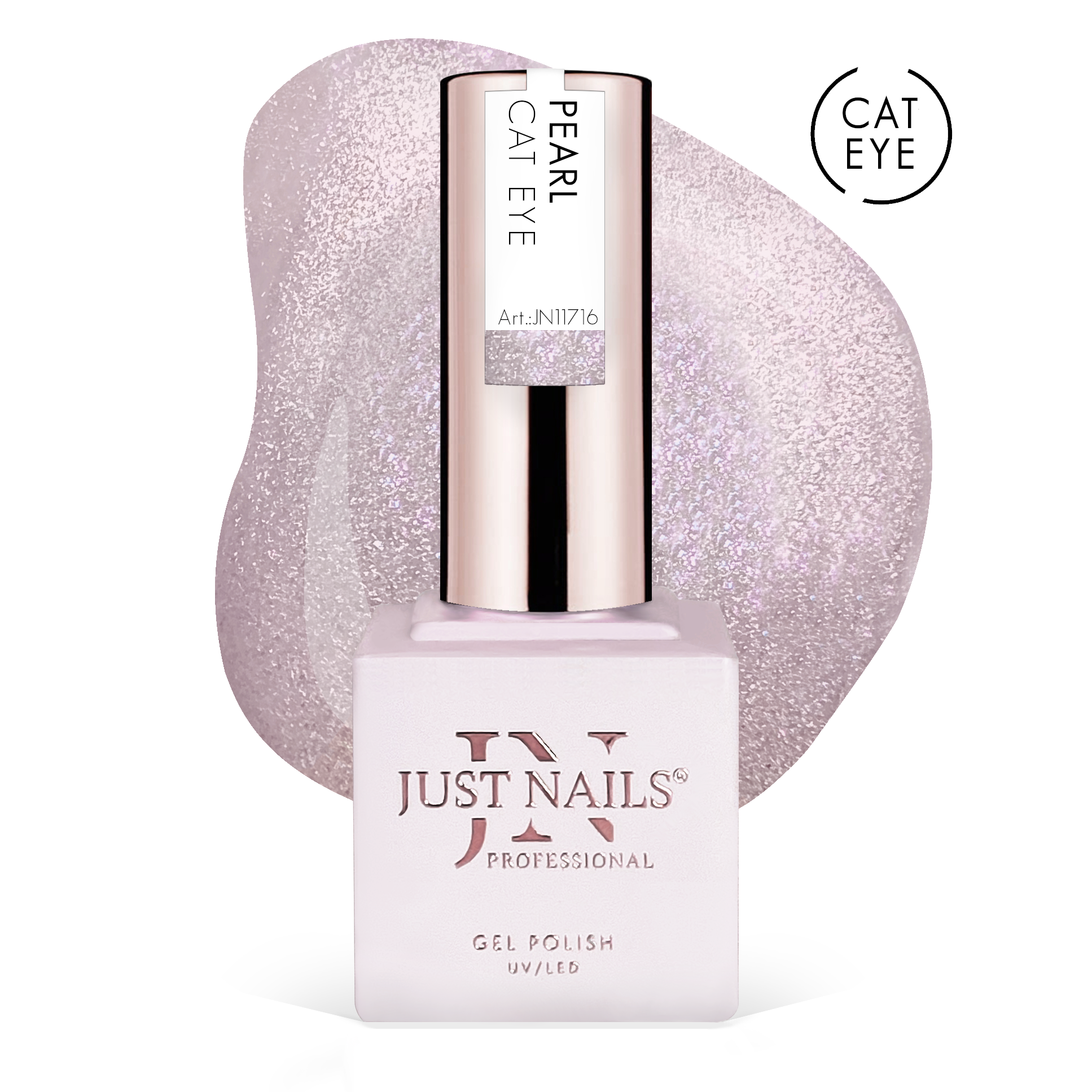 JUSTNAILS Polish Gel Pearl Pastell Cat Eye - No. 5 