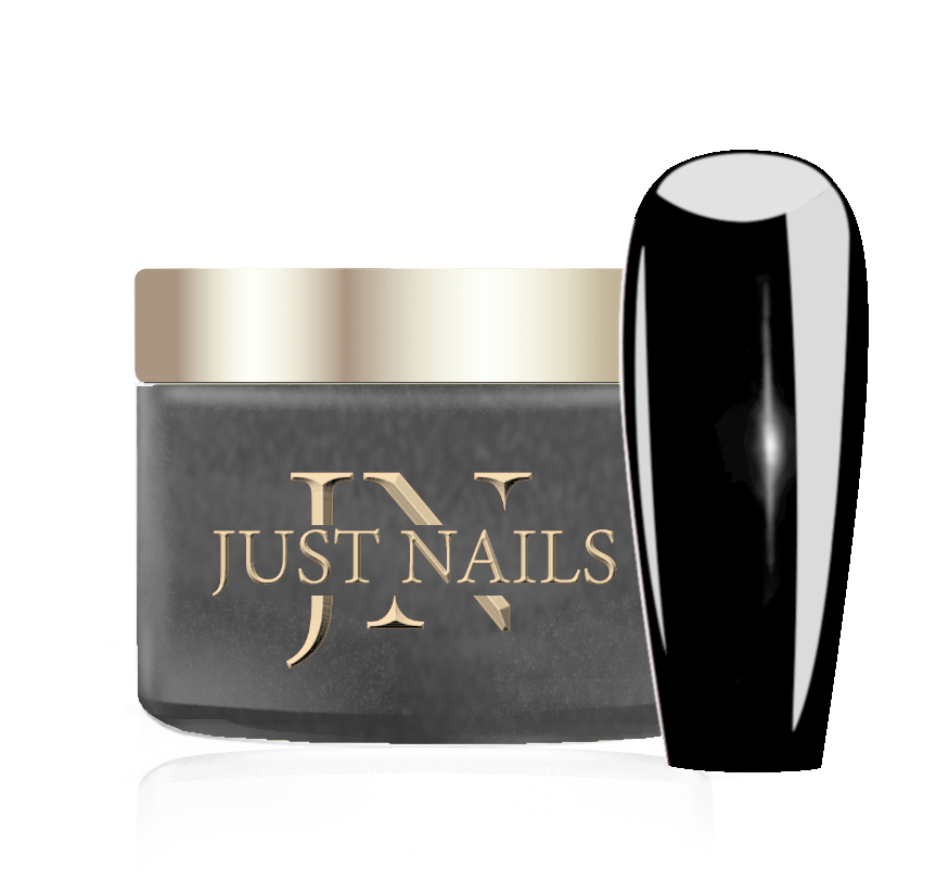 JUSTNAILS Premium Acryl Pulver - BLACK BLACK 12g