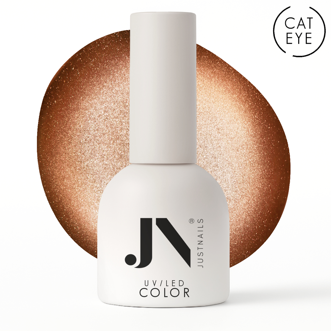JUSTNAILS Polish Gel 5D Cat Eye - ENCHANTED EMBER