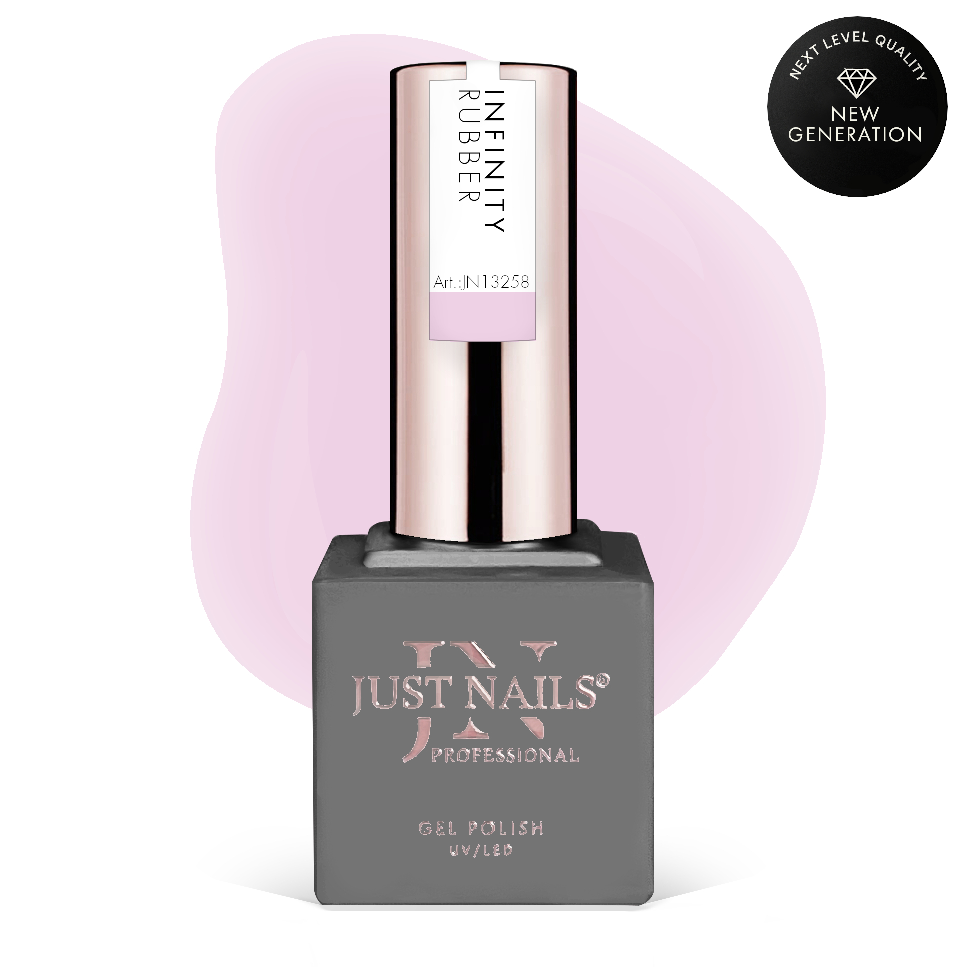  JUSTNAILS Rubber Gel INFINITY™ BASE - COCO LUSH 