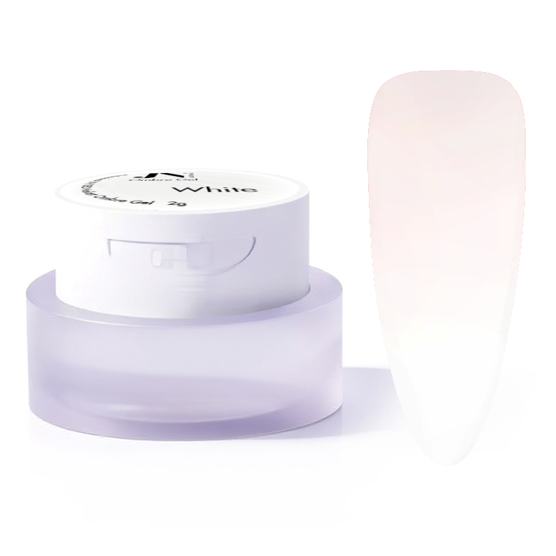  JUSTNAILS Nailartgel Ombre Gel - White 