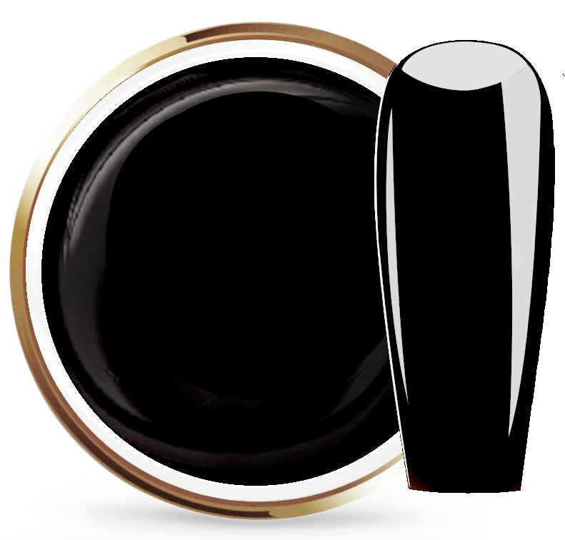 JUSTNAILS Farbgel Thixo Artist - Black