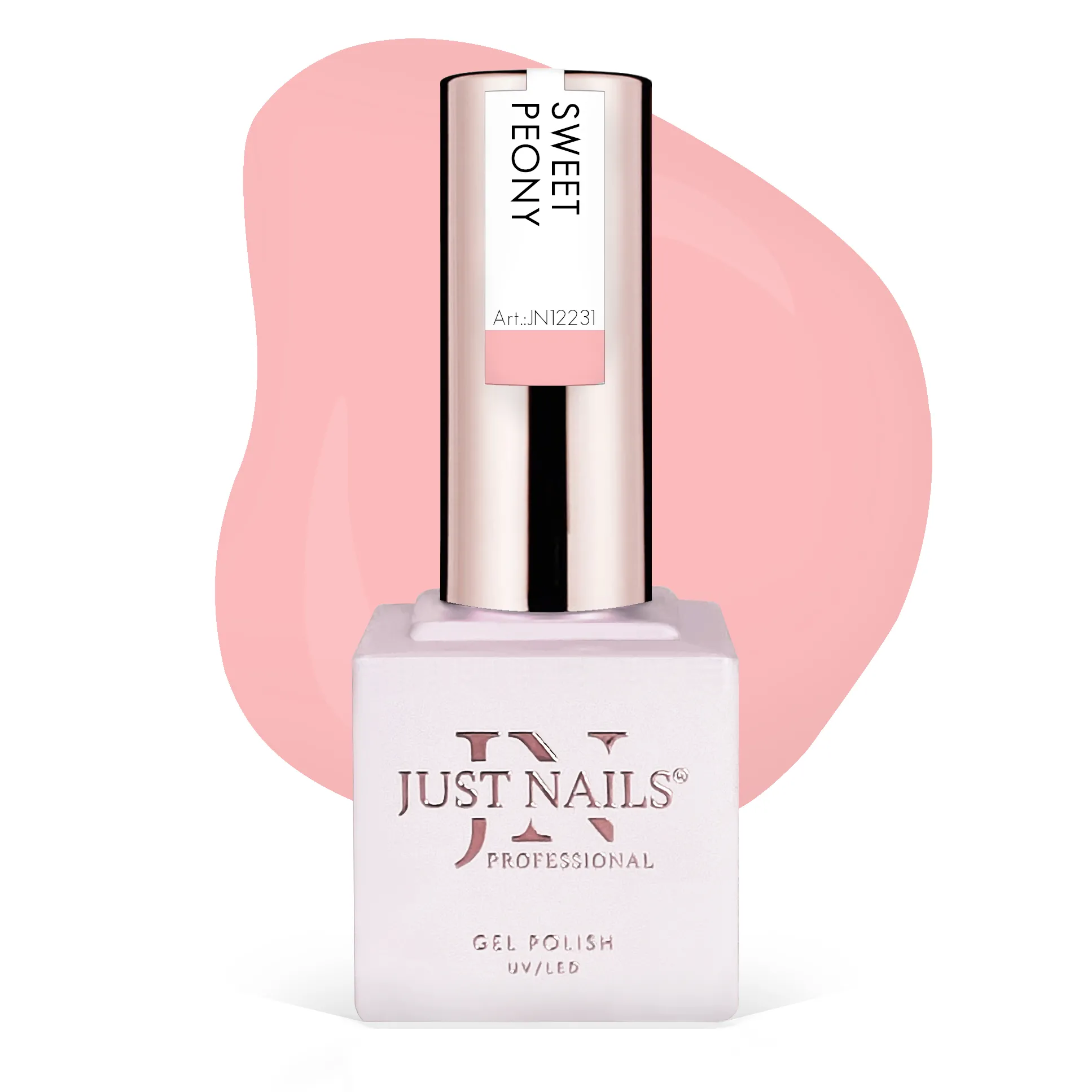 JUSTNAILS Gel Polish Color - SWEET PEONY - Soak-off