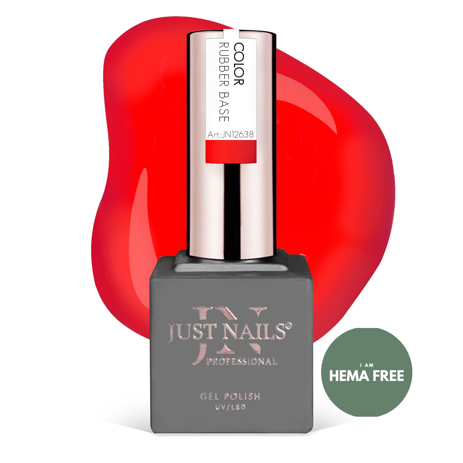  JUSTNAILS Pro Rubber Builder - PULSE BEAT - Hybrid Soak-off 