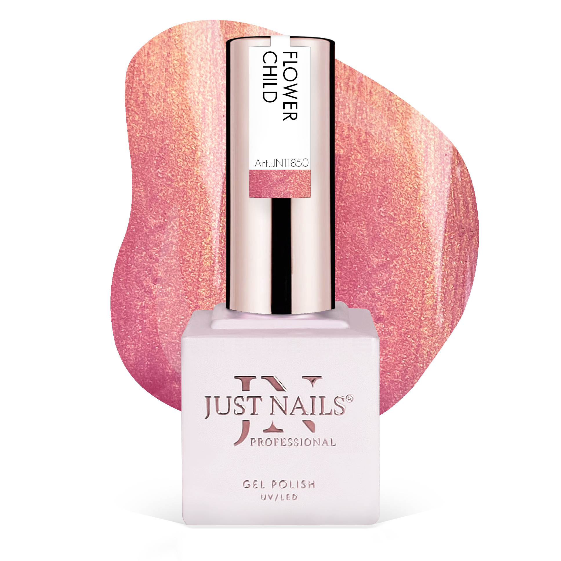 JUSTNAILS Polish Color Gel - FLOWER CHILD - Soak-off 